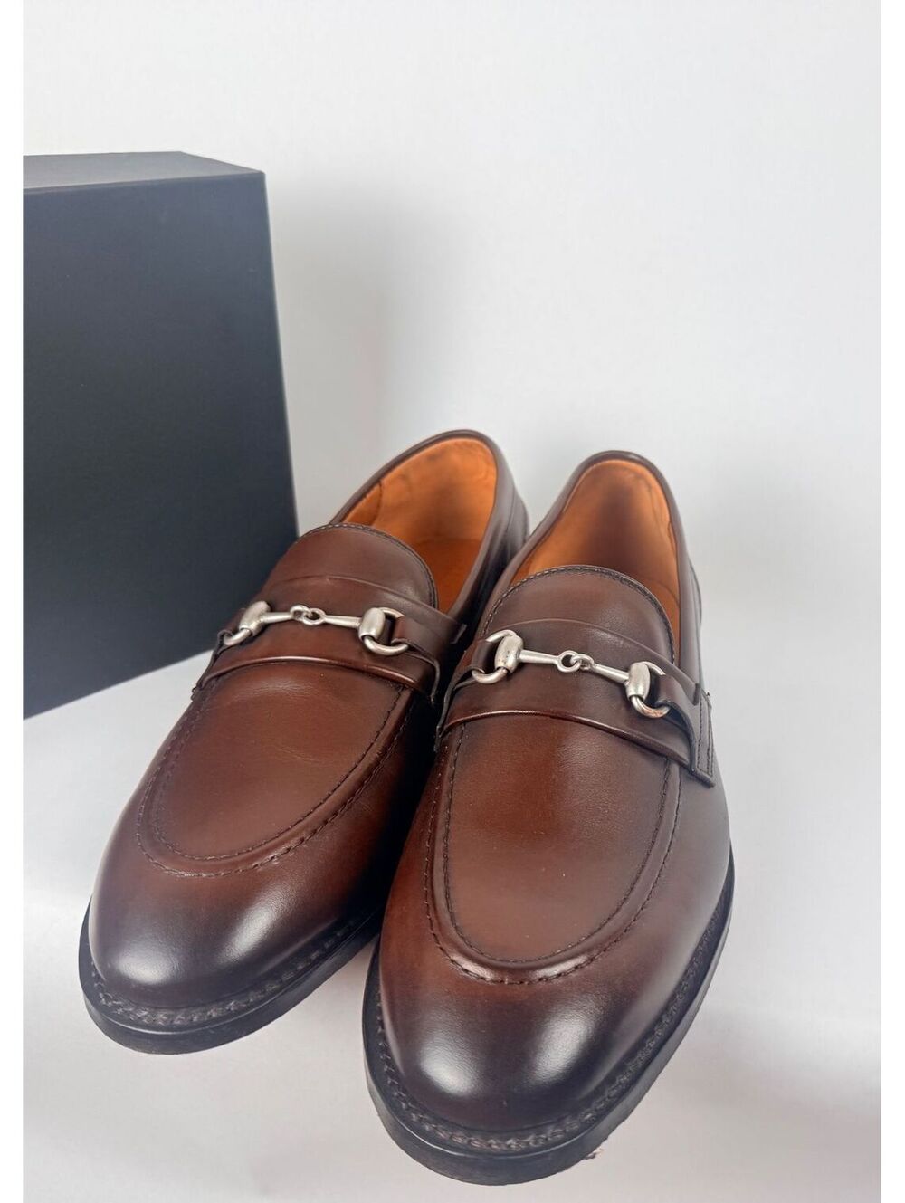 Allen Edmonds Randolph Bit Loafers Espresso Leather Men's 9D Horsebit with Box - Picture 6 of 14